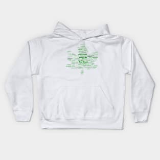 Top 10 Trees in the US Kids Hoodie